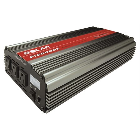 CLORE AUTOMOTIVE Power Inverter, Modified Sine Wave, 4,000 W Peak, 2,000 W Continuous, 3 Outlets PI20000X